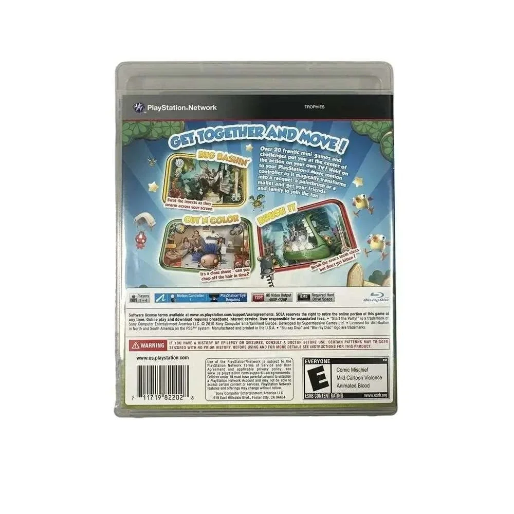 Start the Party! PlayStation 3 PS3 Move Required Everyone E Complete CIB Sony